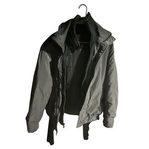 Weatherproof Double Zipper Gray M Size Good Condition